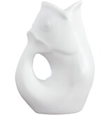 Gurgle Pot White Drink Pitcher 42oz