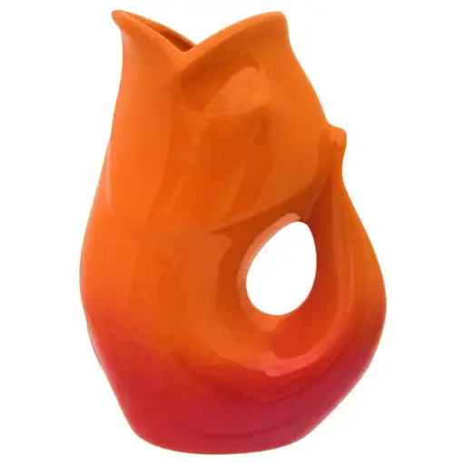 Gurgle Pot Ombre Red Drink Pitcher 42oz