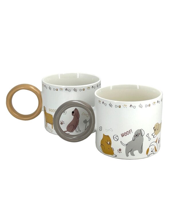 Tasse à café Chiens 330ml - BIA