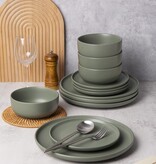 Brilliant Ensemble de 4 bols à pâtes Vert Olive 22 cm
