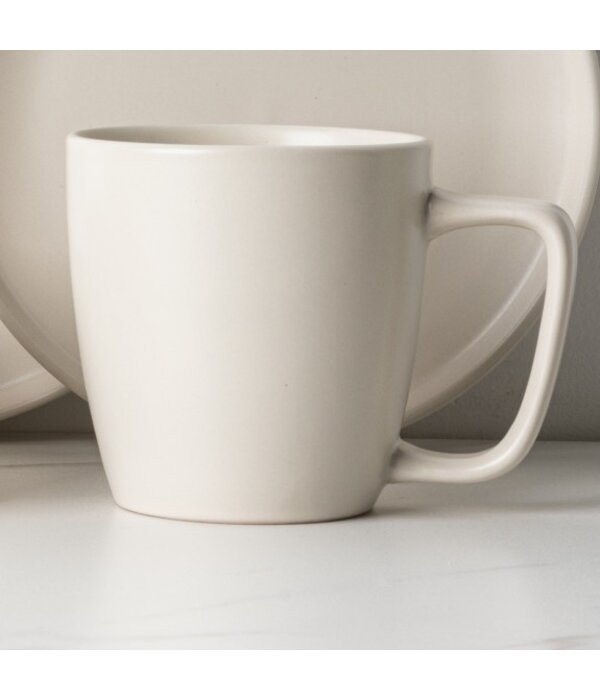Brilliant Set of 4 Mirage Mugs Cream 470 ml