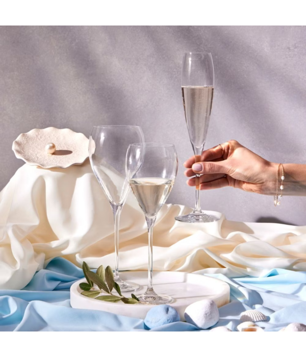 Krosno Ensemble de 4 verres à champagne La Perla 170ml de Krosno