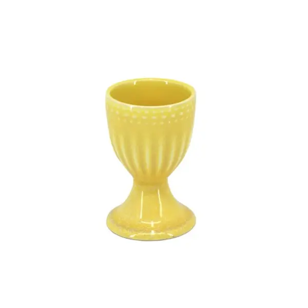 BIA Yellow Glazed Ceramic Egg Cup