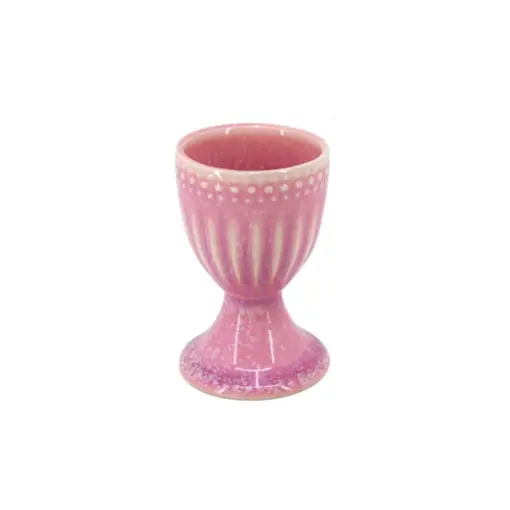BIA Cordon Bleu Coquetier Rose en céramique émaillée de BIA