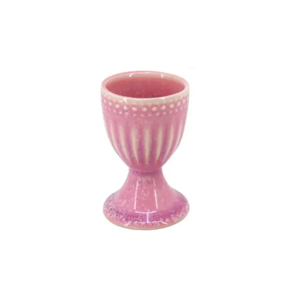 BIA Pink Glazed Ceramic Egg Cup