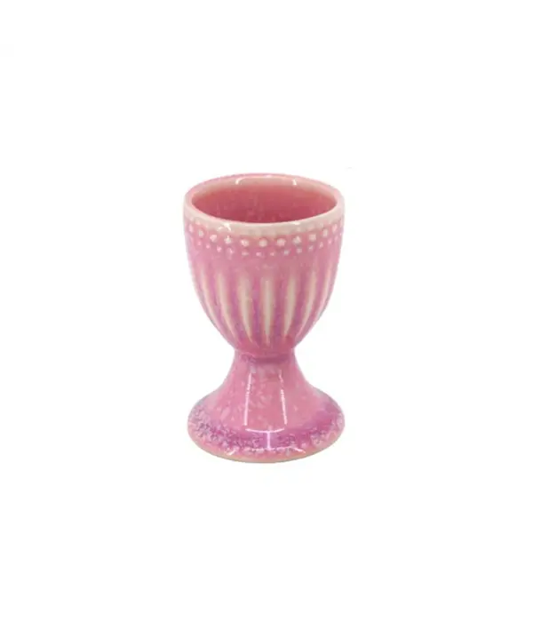 BIA Cordon Bleu BIA Pink Glazed Ceramic Egg Cup