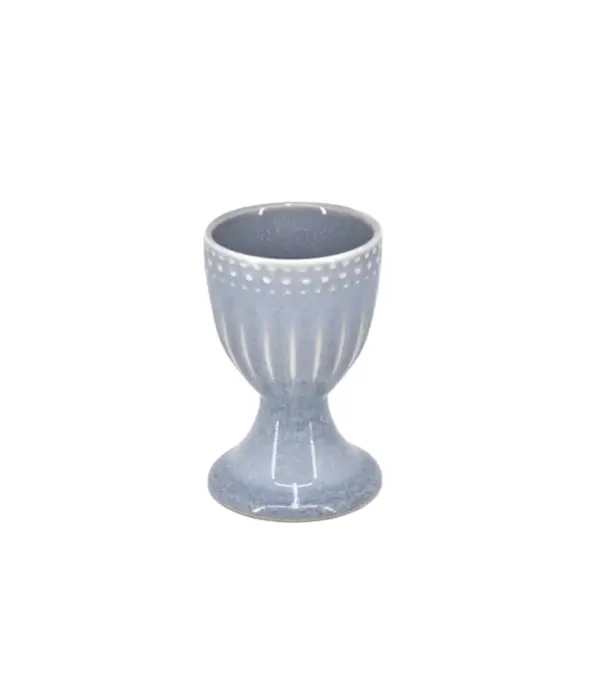 BIA Blue Glazed Ceramic Egg Cup