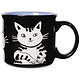 Danica Black Cat Pattern Mug 20 oz