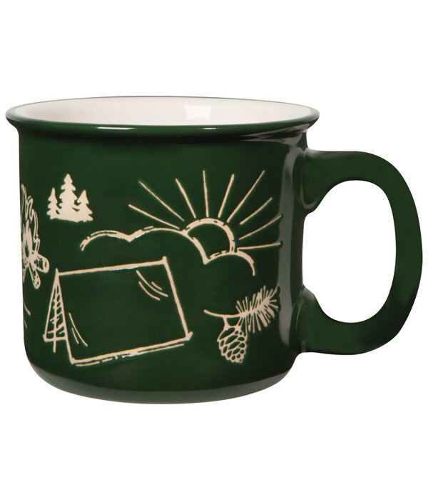Danica Heirloom Tasse en grès Camping Verte 20 oz - Danica