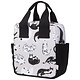 Sac à lunch isolé Gris avec motifs de chats - Danica