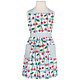 Danica Kids' Blue & White Striped Apron with Cherry Pattern