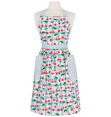 Now Designs Tablier à rayures Bleu et Blanc avec motif Cerises - Danica