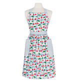 Now Designs Tablier à rayures Bleu et Blanc avec motif Cerises - Danica