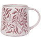 Danica Pink Botanical Pattern Mug 20 oz