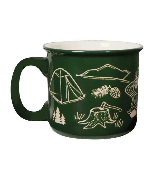 Danica Heirloom Tasse en grès Camping Verte 20 oz - Danica