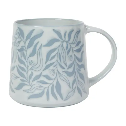 Danica Heirloom Danica Blue Botanical Pattern Mug 20 oz