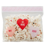 Wilton Set of 20 Clear Resealable Treat Bags with Conversation Hearts