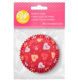 Wilton Ensemble de 75 caissettes standard avec cœurs en bonbon - Wilton