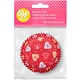 Ensemble de 75 caissettes standard avec cœurs en bonbon - Wilton