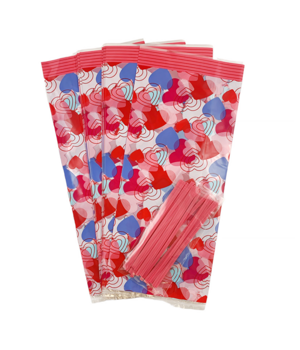 Wilton Ensemble de 20 sacs à friandises Cœurs d'Amour - Wilton
