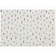 Napperon beige en fleurs 12x18" - Danica