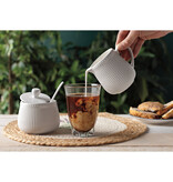 Danica Heirloom Napperon rond en jute fleurs de lavande 15" - Danica