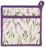 Tire-plat à motif fleurs de lavande 8"x8" - Danica