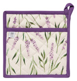 Tire-plat à motif fleurs de lavande 8"x8" - Danica