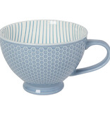 Danica Heirloom Danica Slate Blue Latte Mug 14 oz
