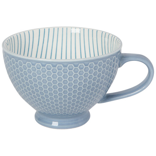 Danica Heirloom Danica Slate Blue Latte Mug 14 oz