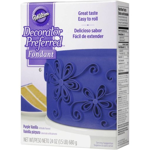 Wilton WILTON® DECORATOR PREFERRED™ FONDANT, PURPLE VANILLA