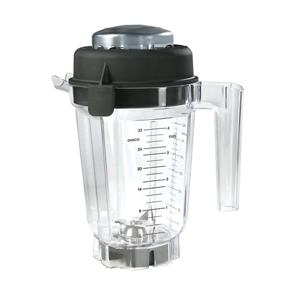 Vitamix 32oz Container with Dry Blade, Lid And Whole Grains Book