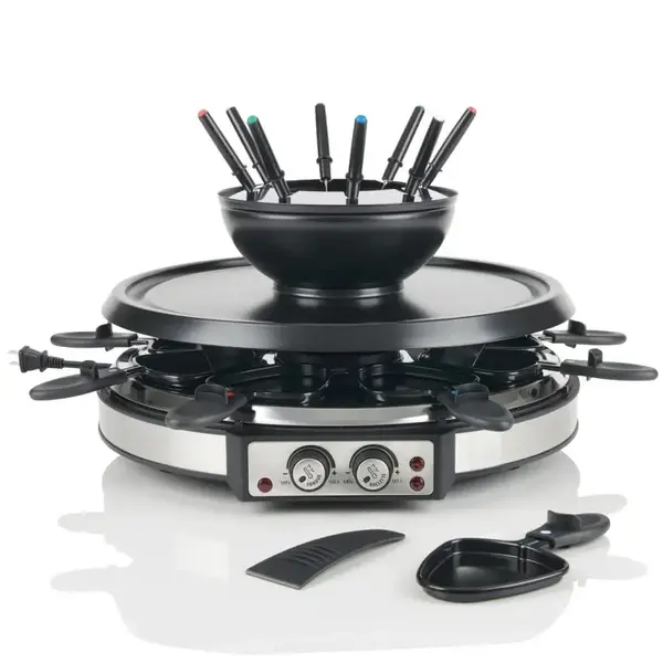 Trudeau 8-Person Raclette and Fondue Combo