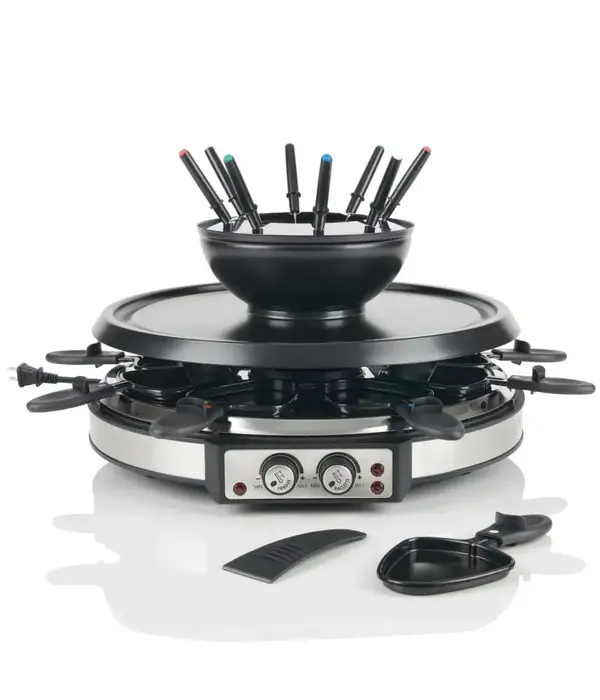 Trudeau Trudeau 8-Person Raclette and Fondue Combo