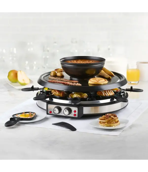 Trudeau Trudeau 8-Person Raclette and Fondue Combo