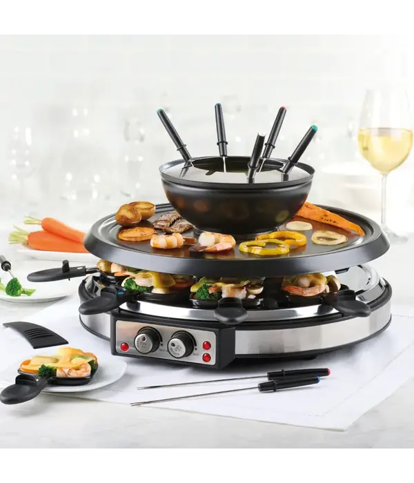Trudeau Trudeau 8-Person Raclette and Fondue Combo