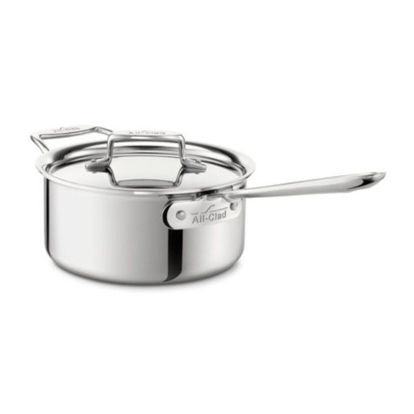 All-Clad Polished D5 2.8 L Sauce Pan with Lid