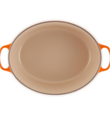 Le Creuset Faitout ovale signature en fonte émaillée Flamme 13,9 L - Le Creuset