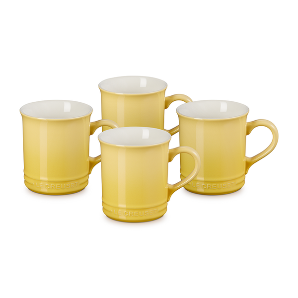Le Creuset Set of 4 Camomille Classic Stoneware Mugs 400 ml