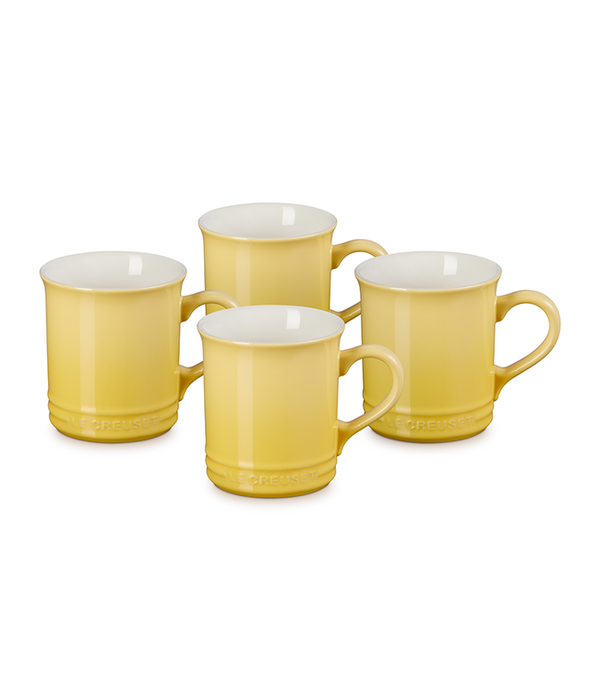 Le Creuset Ensemble de 4 tasses en grès Camomille 400 ml - Le Creuset