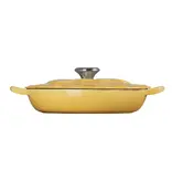 Le Creuset Le Creuset Cast Iron Braiser Petals Camomille 2.2L