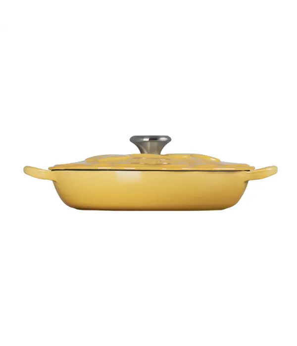 Le Creuset Le Creuset Cast Iron Braiser Petals Camomille 2.2L