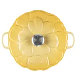 Le Creuset Le Creuset Cast Iron Braiser Petals Camomille 2.2L