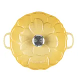 Le Creuset Le Creuset Cast Iron Braiser Petals Camomille 2.2L
