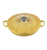 Le Creuset Le Creuset Cast Iron Braiser Petals Camomille 2.2L