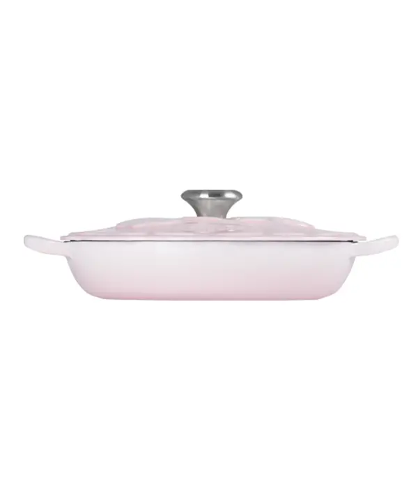 Le Creuset Braisière en fonte pétales Shell Pink 2.2L - Le Creuset