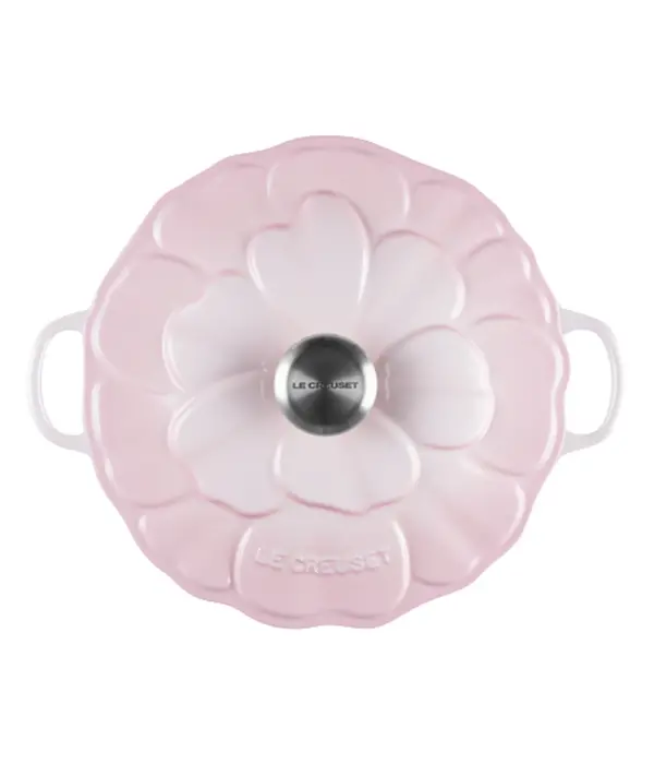 Le Creuset Braisière en fonte pétales Shell Pink 2.2L - Le Creuset