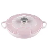 Le Creuset Braisière en fonte pétales Shell Pink 2.2L - Le Creuset