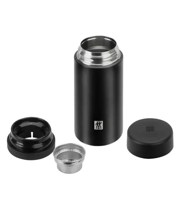 Zwilling Zwilling Insulated Water Bottle with Infuser Black 420 ml