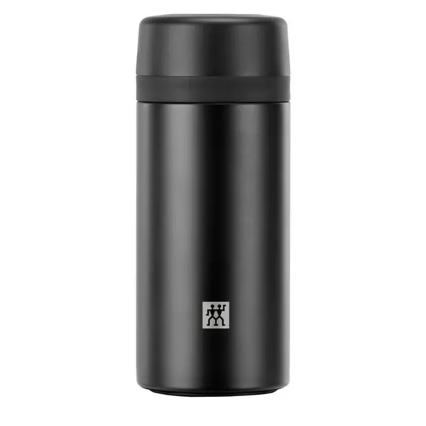 Bouteille d'eau isotherme avec infuseur Noire 420ml - Zwilling